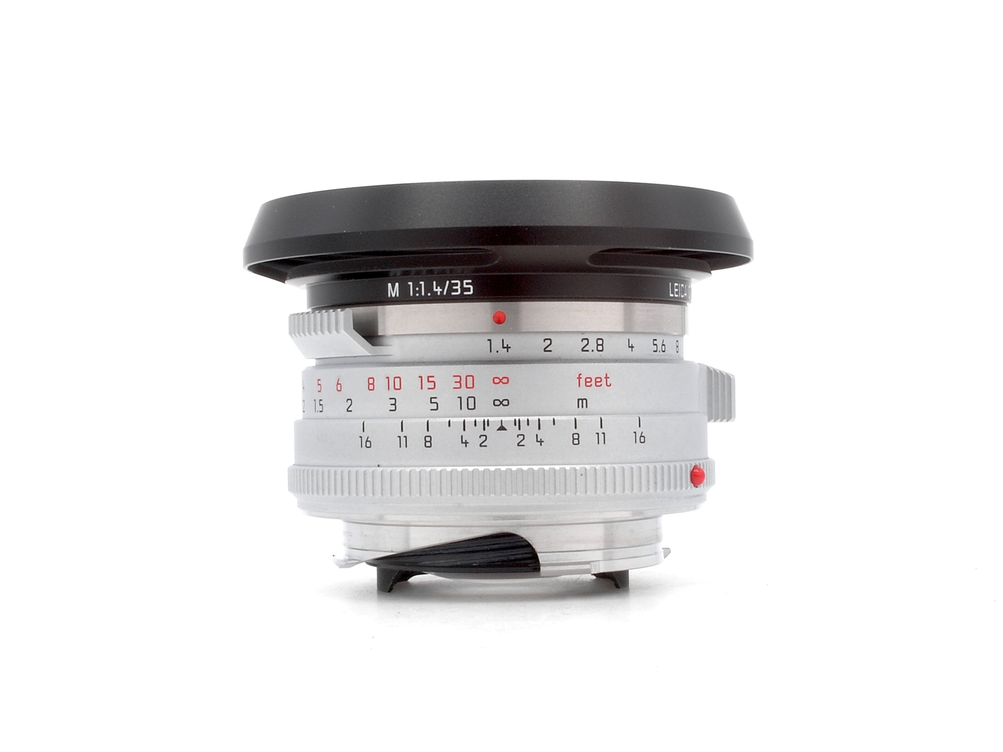 Leica Summilux-M 1.4/35mm silver chrome steel rim classic