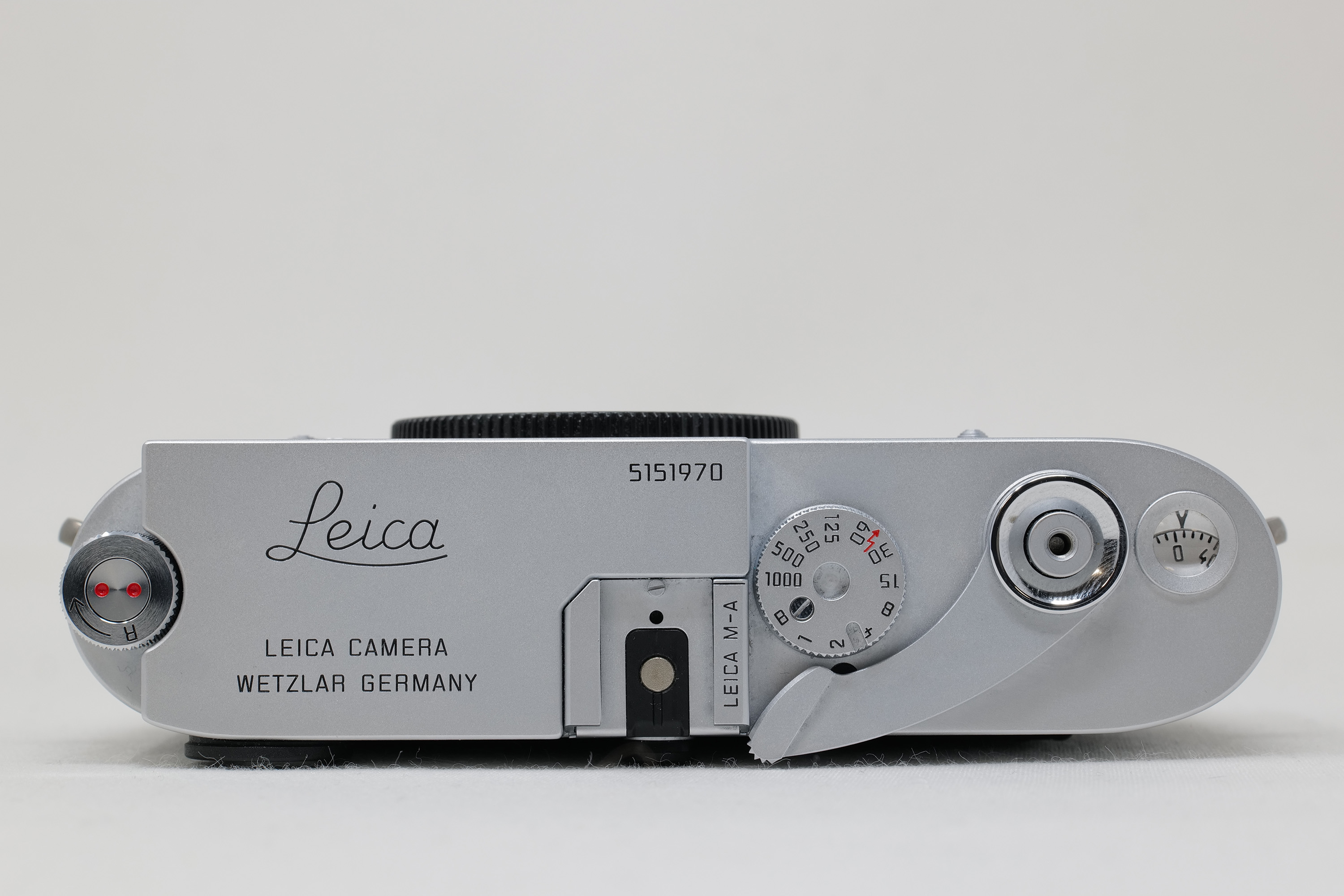 Leica M-A (Typ 127), silbern verchromt