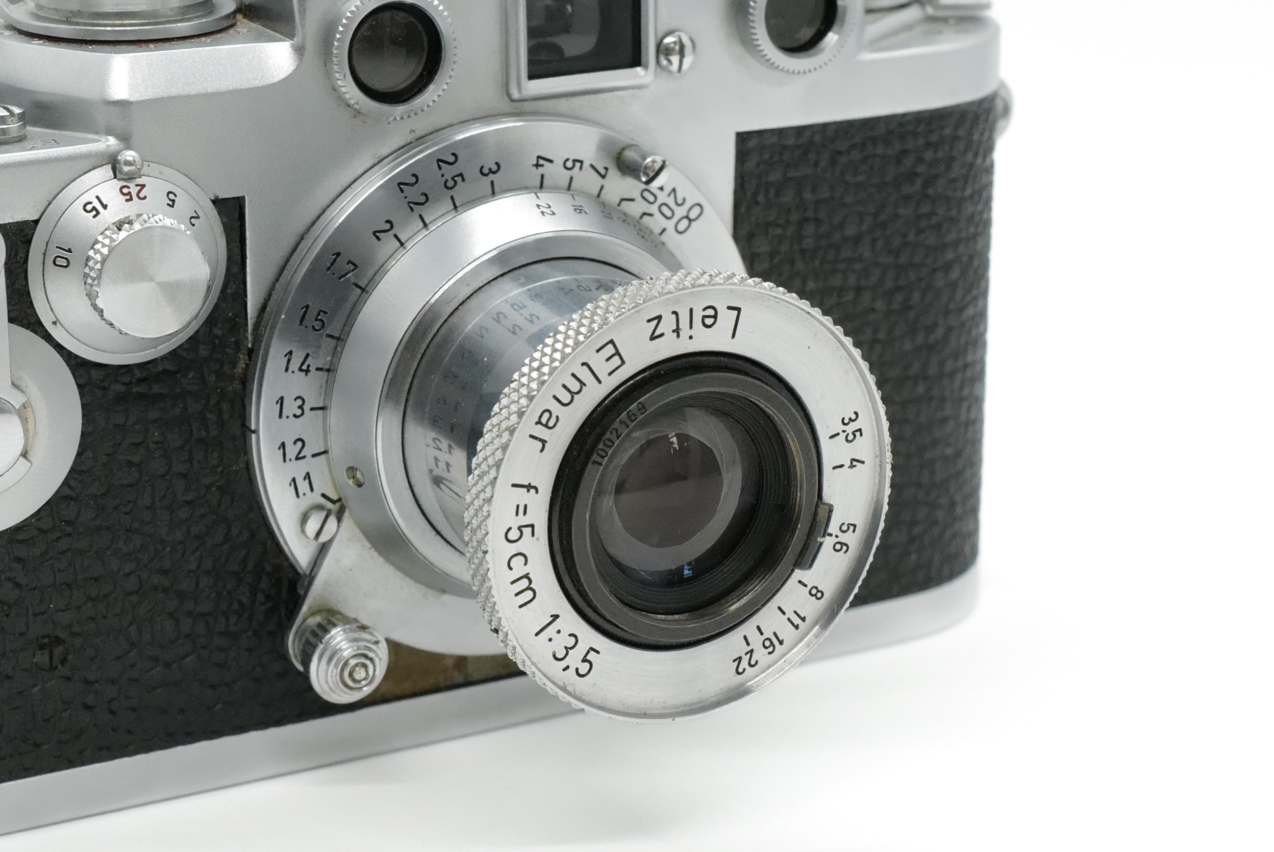 Leica IIIf, chrom + Elmar 5m f.3.5, chrom