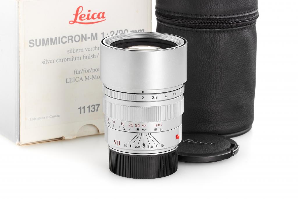 Leica Summicron-M 11137 2/90mm chrome