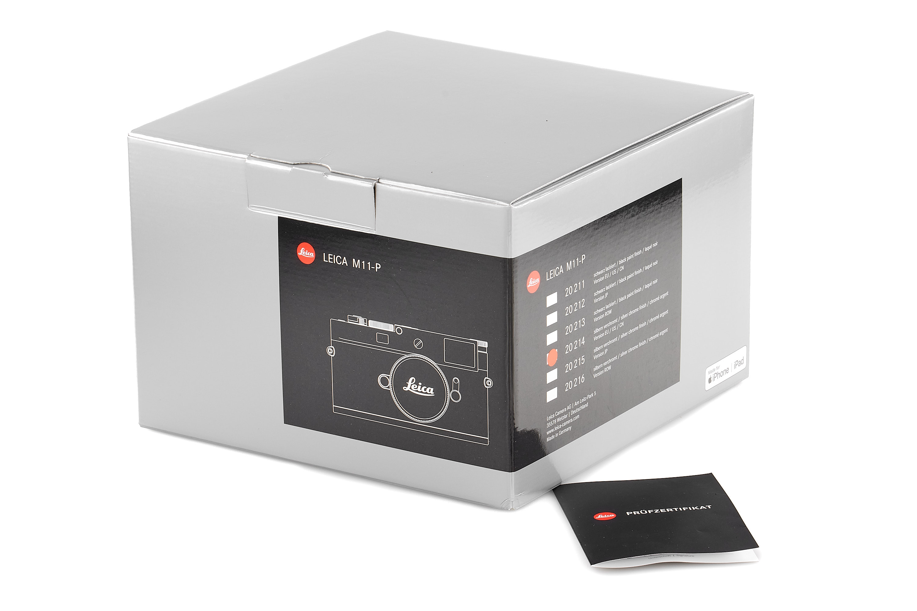 Leica M11-P, silbern verchro. (Vers. EU/US/CN) (20214) | Leica