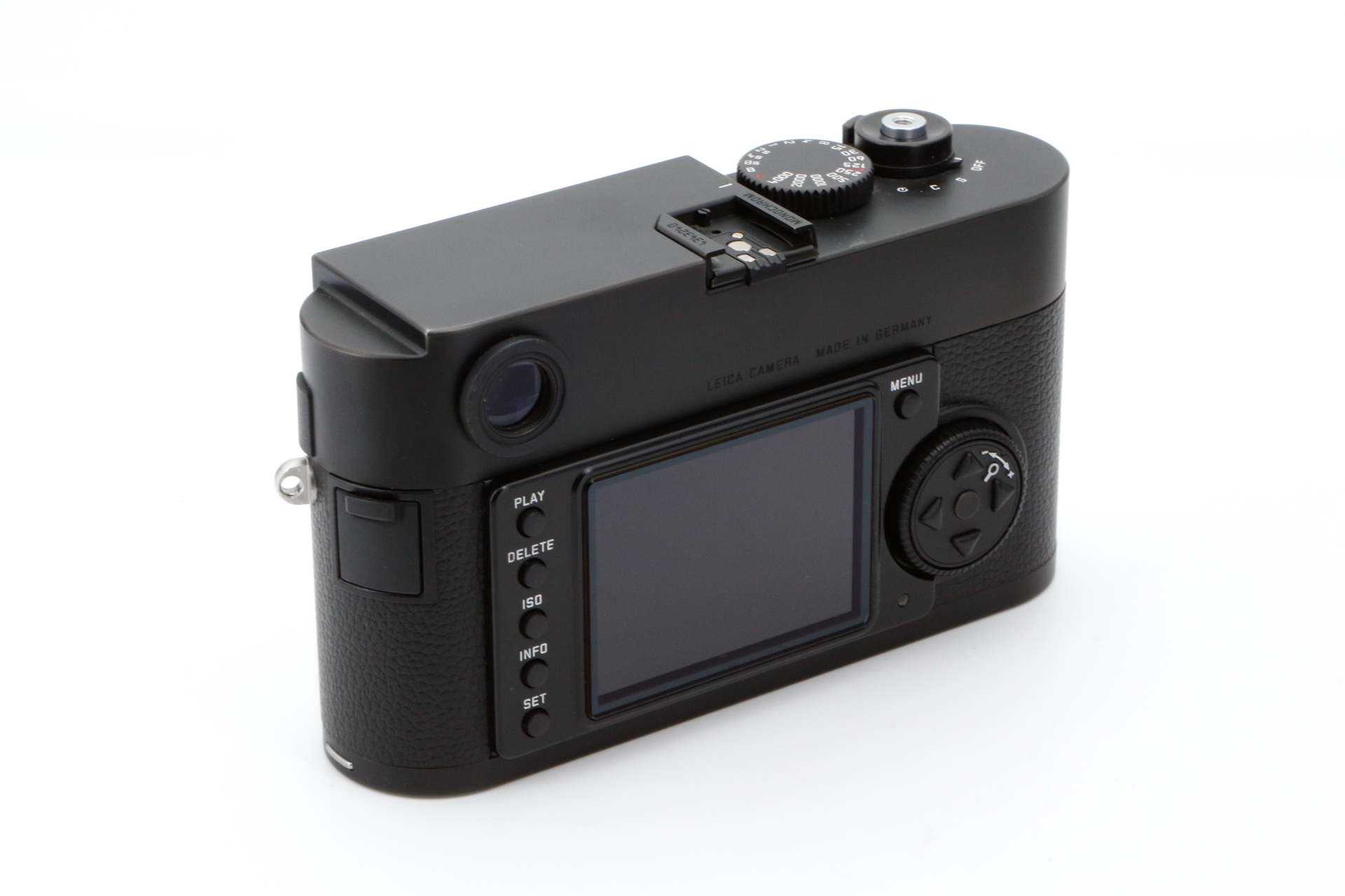Leica M Monochrom, Schwarz Chrom mit Originalverpackung. (2670 Auslösungen)
