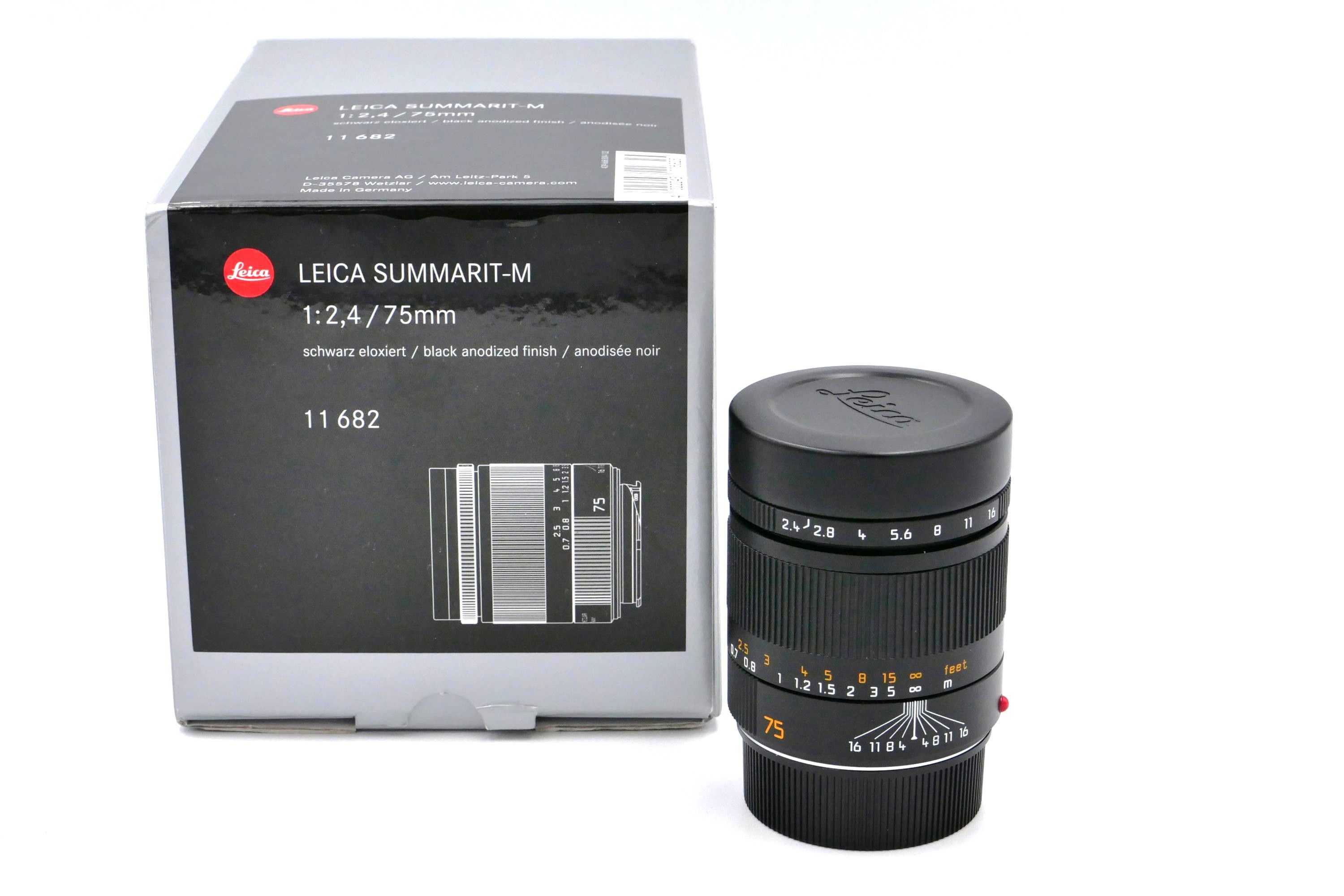 Leica Summarit-M 2.4/75 mm, black