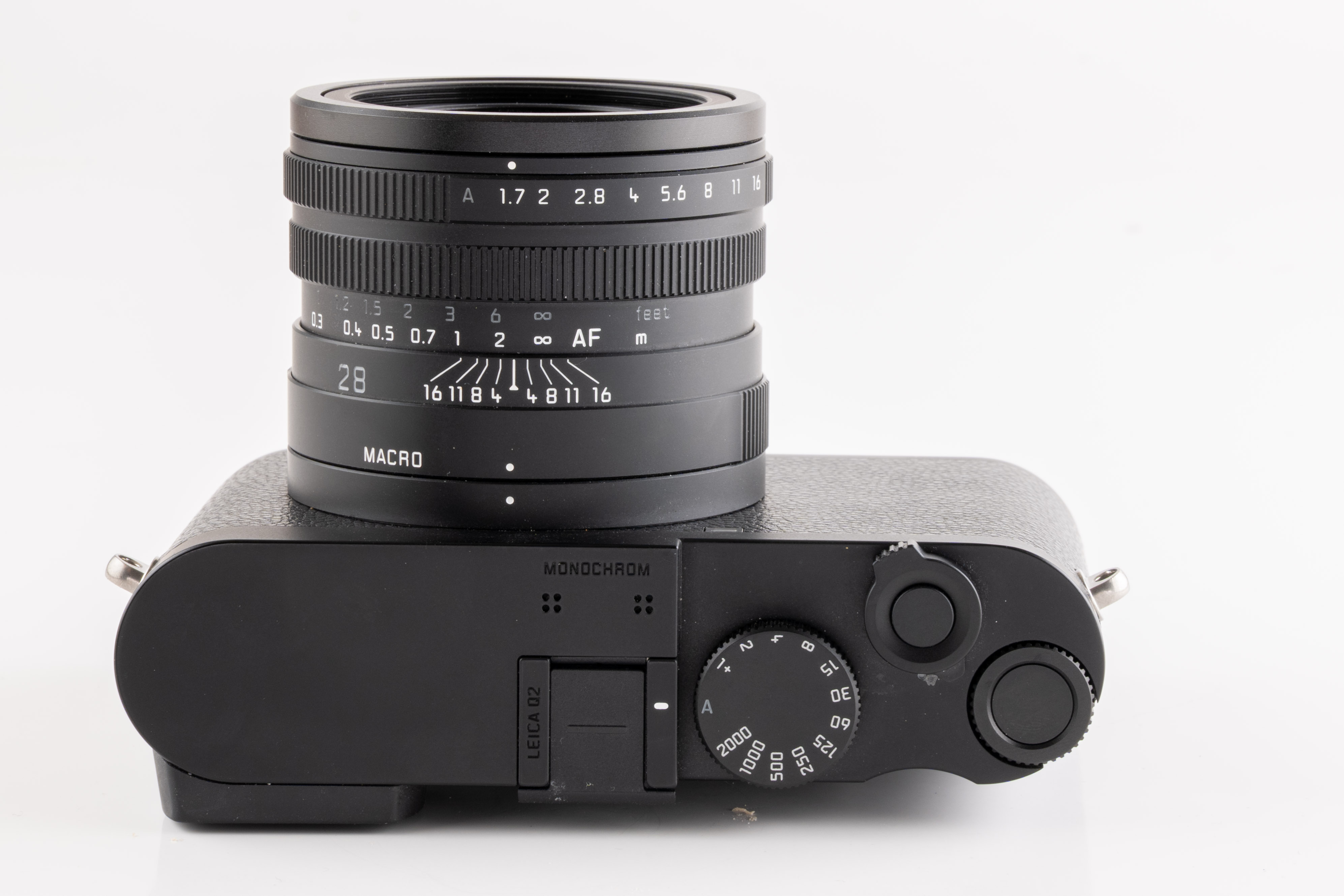 Leica Q2 Monochrom, schwarz, Vers. EU/US/JP