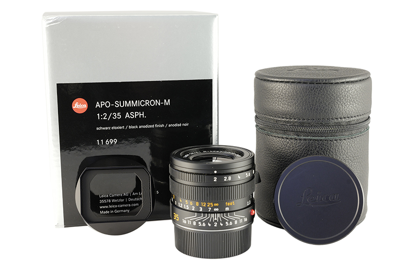 LEICA APO-SUMMICRON-M 1:2/35 ASPH., black anodized 11699