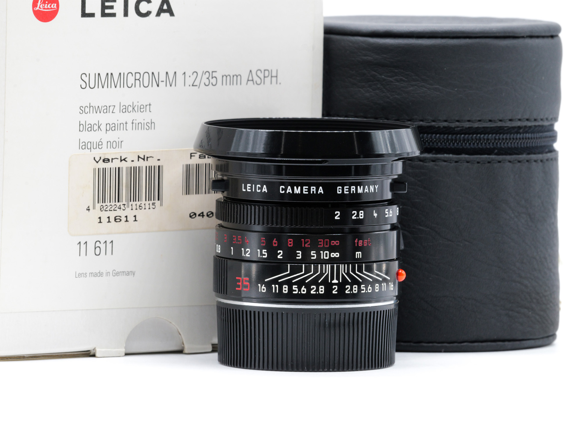 SUMMICRON-M 1:2/35 ASPH.black lackier (11611)