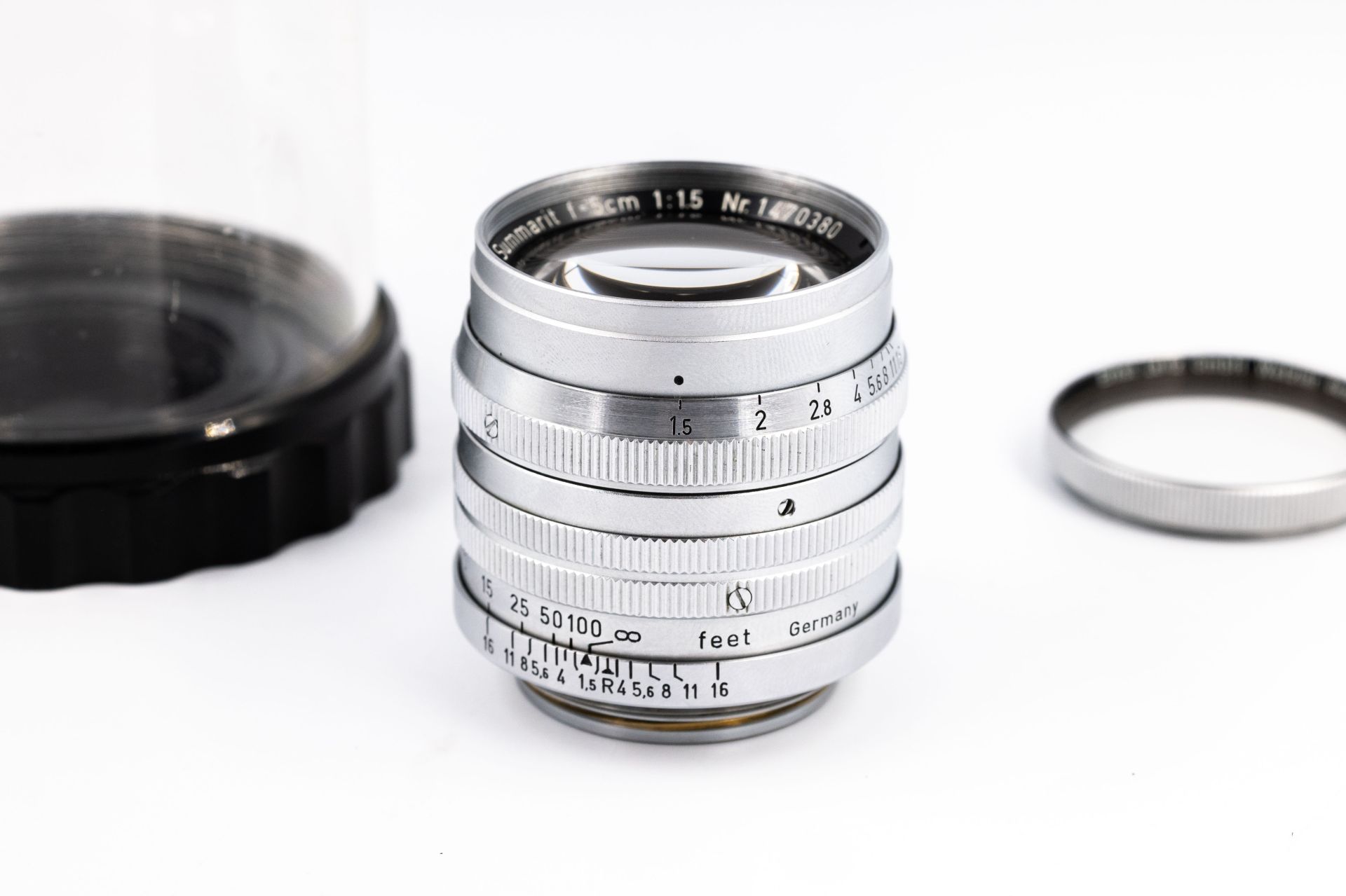 Leica gmbh wetzlar 5cm f 1.5 + カメラ無料 - レンジファインダーカメラ