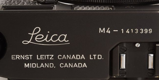Special versions of the Leica M4